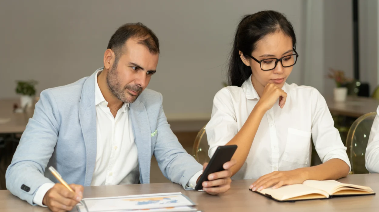 Accountant explaining tax strategy to concerned business owner